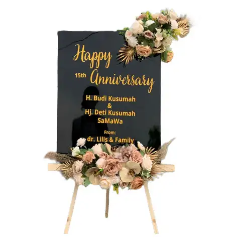 Papan Bunga Akrilik Selimbau